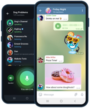 Android için Telegram önizlemesi